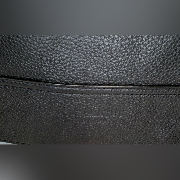 Coach Houston Map Bag, Black Pebble Leather Messenger Bag 2024 4007 - Picture 2 of 9